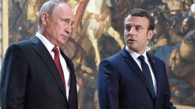 VIVA Militer: Vladimir Putin dan Emmanuel Macron