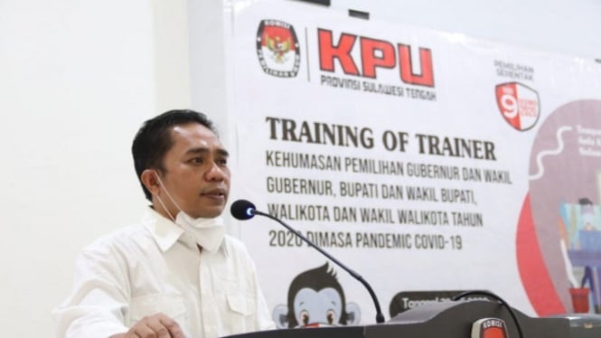 Sahran Raden, Komisioner KPU Sulawesi Tengah (antara)