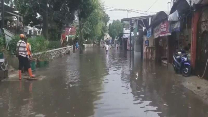 Banjir di Kemang Utara