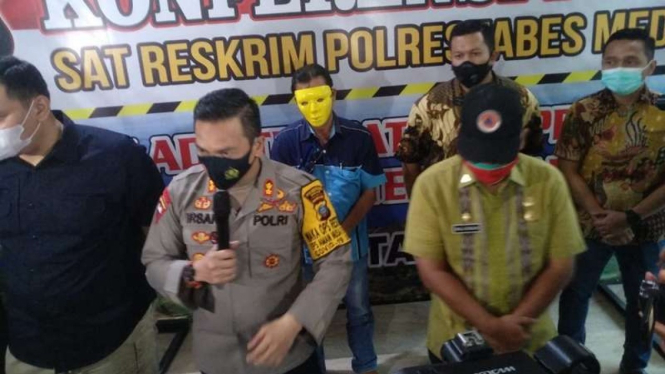 Waka Polrestabes Medan, AKBP Irsan Sinuhaji di Mako Polres Medan