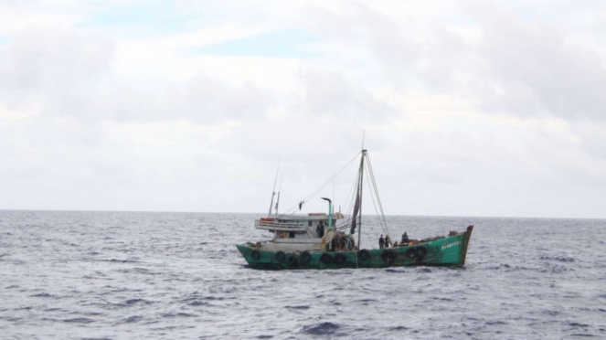 VIVA Militer: Kapal Ikan Asing Vietnam di Perairan Laut Natuna Utara
