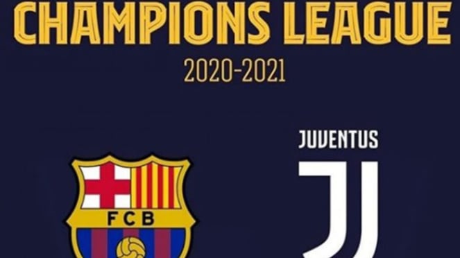 Barcelona segrup dengan Juventus di partai grup G Liga Champions 2020/21.