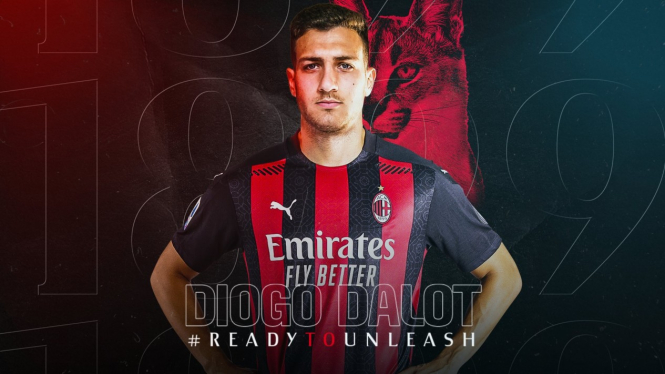 Bek anyar AC Milan, Diogo Dalot