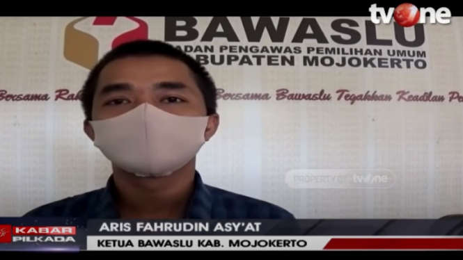 Ketua Bawaslu Kabupaten Mojokerto, Aris Fahrudin Asy'at