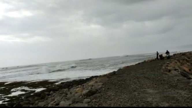 Suasana pantai Garut Selatan