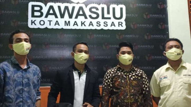 Tim hukum pasangan calon wali kota dan wakil wali kota Makassar, Syamsu Rizal-Fadli Ananda (Dilan), melaporkan oknum petugas Panwascam Bontoala kepada Bawaslu setempat.