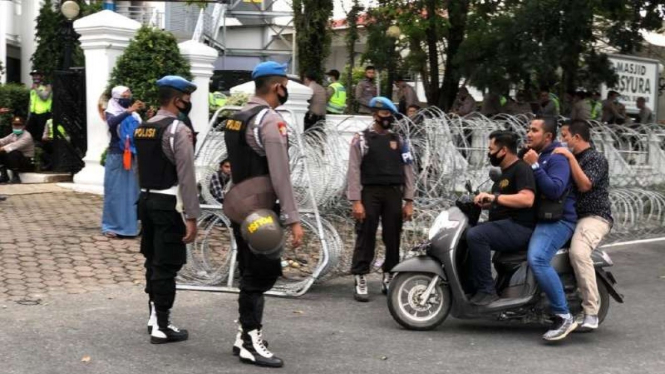 Polisi sweeping di Sumbar cegah adanya aksi massa