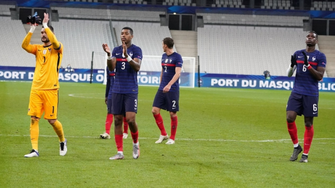 Kiper Timnas Prancis, Hugo Lloris usai tampil melawan Portugal