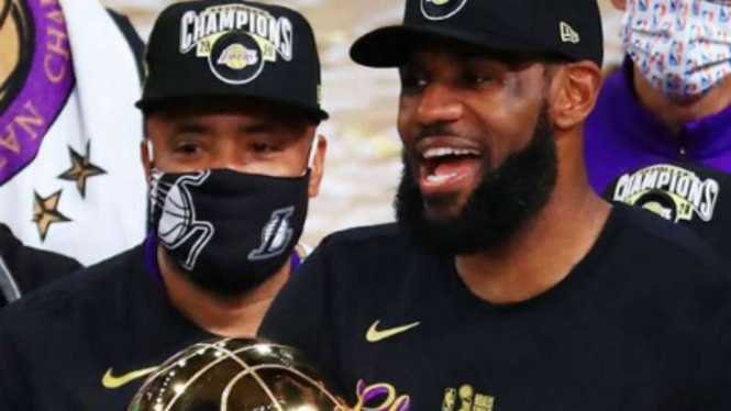 LeBron James juara dan sabet MVP final NBA 2019/20.