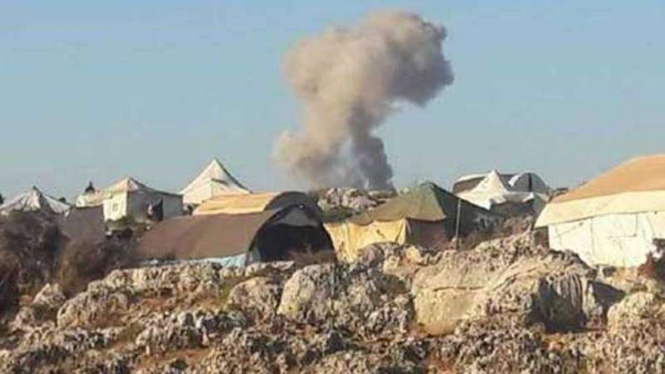 VIVA Militer: Kamp tentara bayaran Turki dibombardir pasukan Rusia