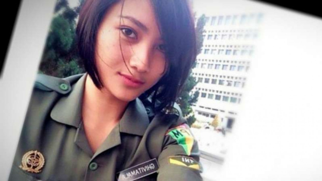 Kowad cantik TNI AD, Shella Ghivitamala