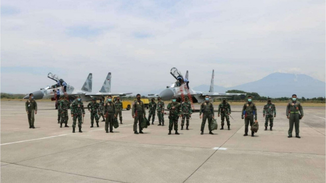 TNI Gelar Latihan Perang Besar Di Madiun, 46 Pesawat Tempur Dikerahkan