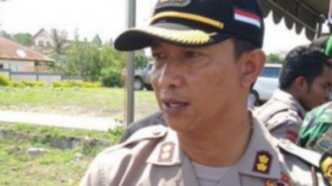  Kepala Kepolisian Resor Kabupaten Timor Tengah Selatan, NTT, AKBP Aria Sandy 