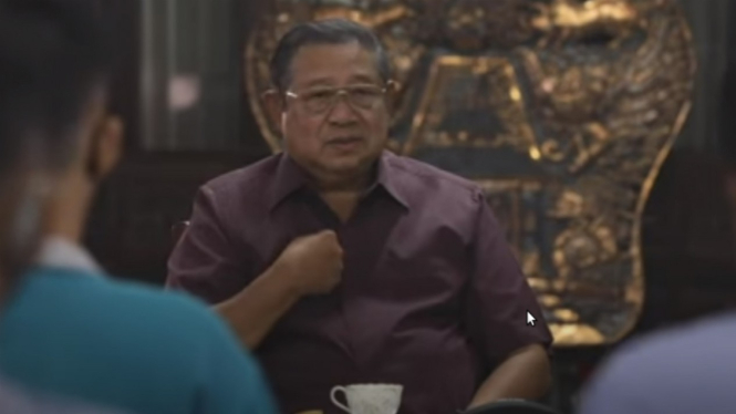 Presiden RI ke-6 dan Ketua Majelis Tinggi Partai Demokrat Susilo Bambang Yudhoyono (SBY)