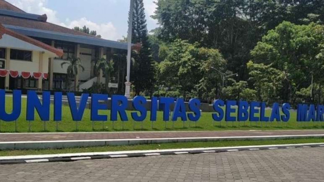Kampus Universitas Sebelas Maret (UNS) di Solo, Jawa Tengah.