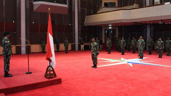 VIVA Militer: Kenaikan pangkat Mabes TNI.