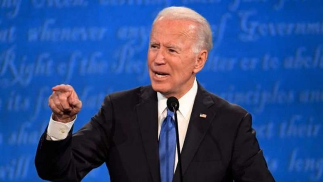 Capres AS Joe Biden dalam sesi debat terakhir Pilpres AS 2020