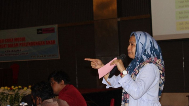 Direktur Libu Perempuan Provinsi Sulteng, Dewi Rana Amir (antara)