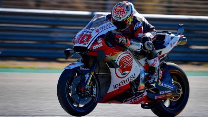 Pembalap LCR Honda, Takaaki Nakagami. 