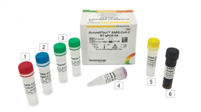 Alat tes PCR dari Korea Selatan, AccuraDtect SARS-COV-2 RT-qPCR.