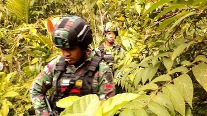 VIVA Militer : Yonif Mekanis Raider 413/Kostrad TNI AD gelar patroli di Papua (Ilustrasi)