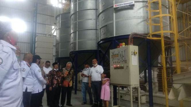 Bendum PP Muhammadiyah Suyatno di Pabrik Beras MU 