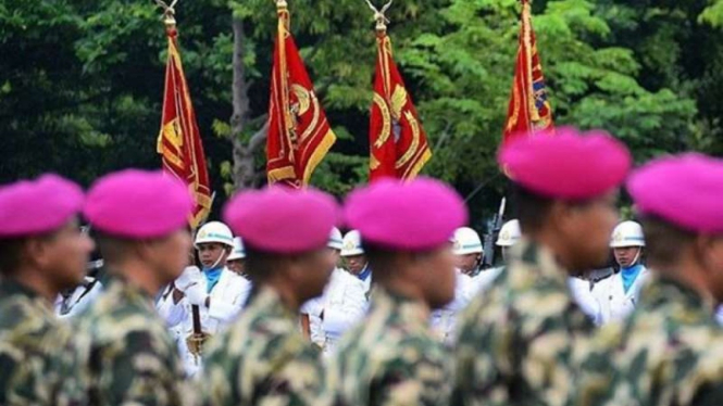 VIVA Militer : Prajurit Marinir TNI AL (Ilustrasi)