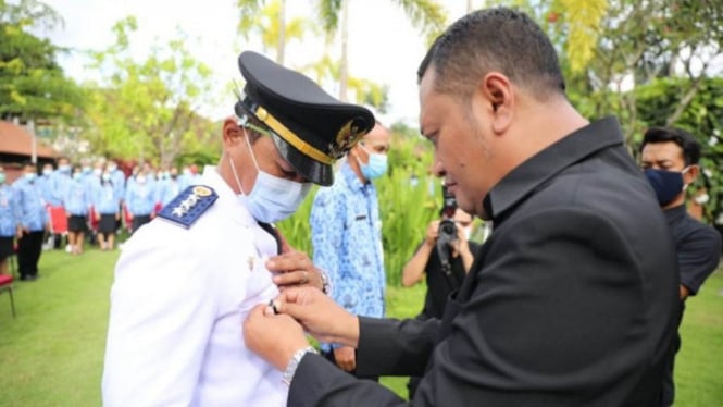 Lantik 166 Pejabat, Bupati Gianyar Tegaskan Bukan Hadiah Politik (antara)