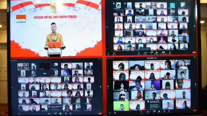 BEM Nusantara menggelar upacara virtual Hari Sumpah Pemuda