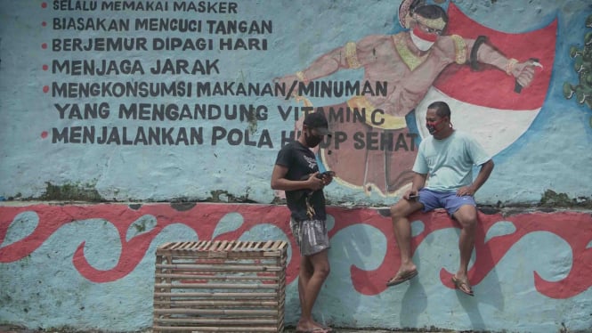 Mural Bersama Lawan COVID-19