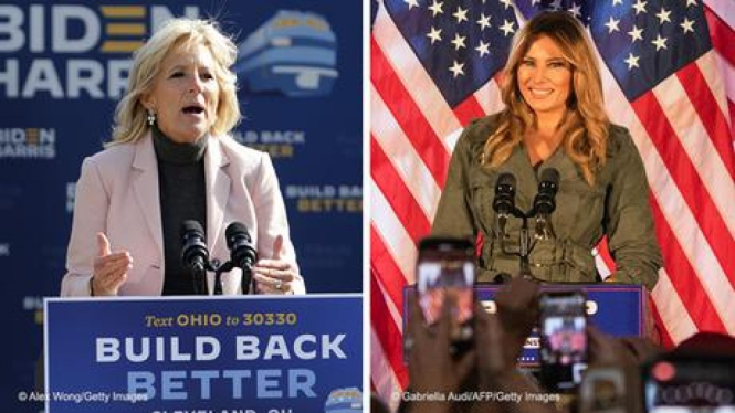 Jill Biden dan Melania Trump