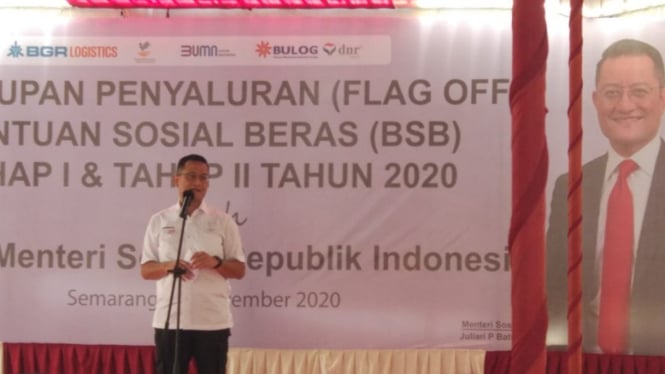 Mensos Juliari Secara Resmi Menutup Program BSB