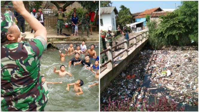  FOTO  Sungai Citarum Dulu  dan  Sekarang  Bersih dan  Banyak 