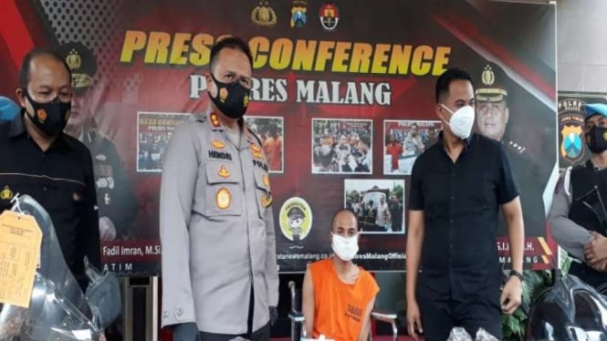 Polisi menangkap Dian Bambang Setyo pemerkosa 3 perempuan di Malang