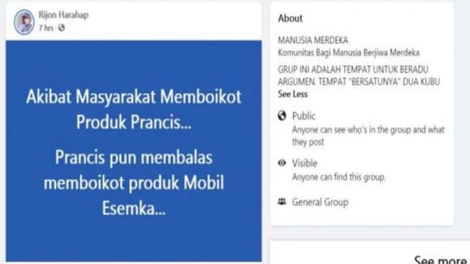 Hoax Prancis boikot produk mobil Esemka