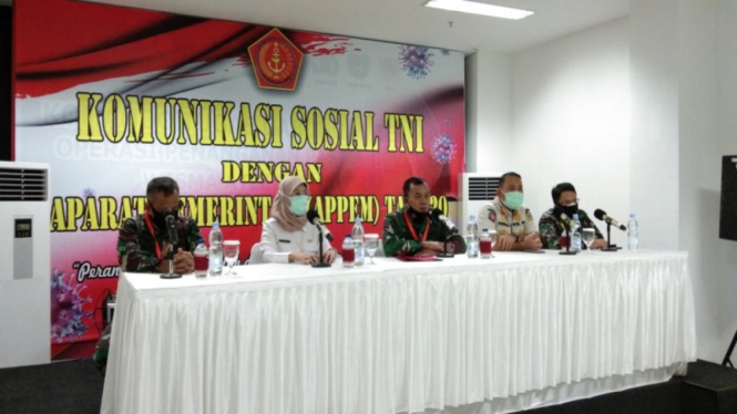 Komunikasi sosial TNI terkait penanganan COVID-19 di RS Darurat Wisma Atlet