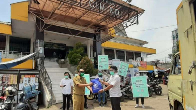 PT Dirgantara Indonesia bagikan 90.000 lembar masker