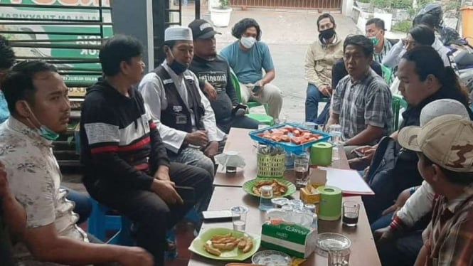 Gabungan aktivis ormas Islam di Makassar menggelar rapat persiapan Aksi Bela Nabi