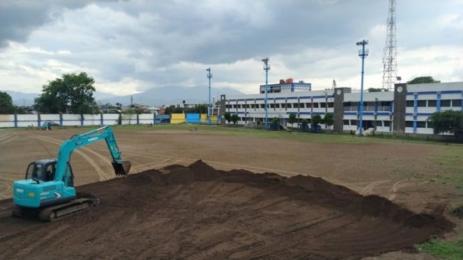 Proses renovasi Stadion Sidolig jelang Piala Dunia U-20 2021