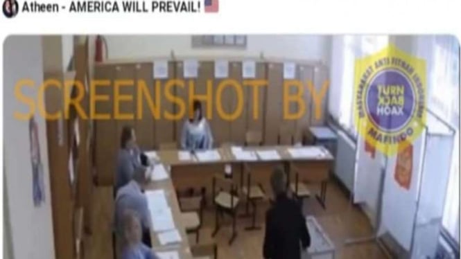 Hoax video kecurangan pemungutan suara dalam pemilu AS