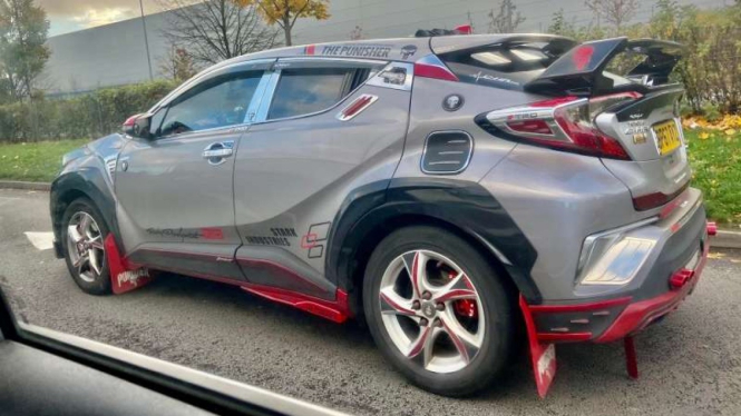 Wujud Toyota C-HR dipasangi banyak aksesori