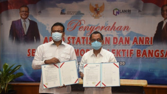 Laksanakan UU Kearsipan, LAN Serahkan Arsip Statis kepada ANRI