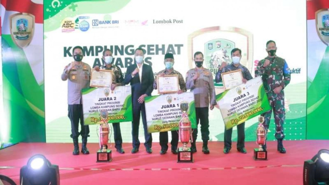 Desa juara lomba kampung sehat NTB