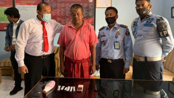 IA, tahanan Rutan Jantho Aceh yang mendapat kiriman 6 paket sabu