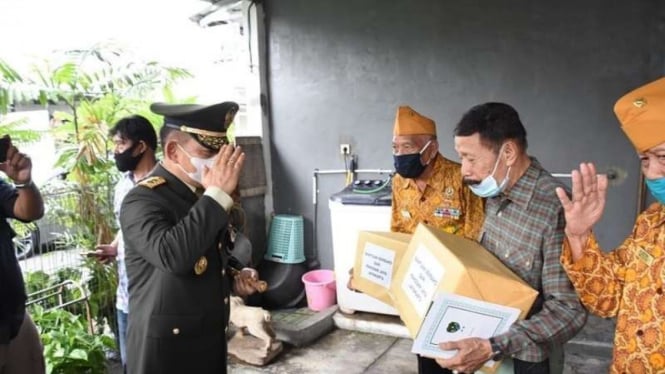 VIVA Militer : Pangdam Jaya menemui para veteran dan purnawirawan TNI 