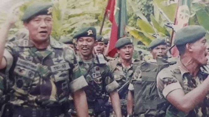 VIVA Militer: Susilo Bambang Yudhoyono saat masih berpangkat Letnan Kolonel TNI