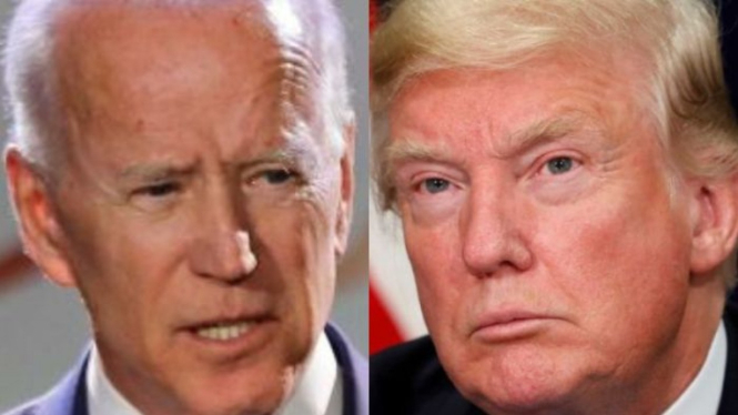 Presiden Donald Trump (kanan) masih belum mengakui kekalahannya di pemilu terhadap Joe Biden.