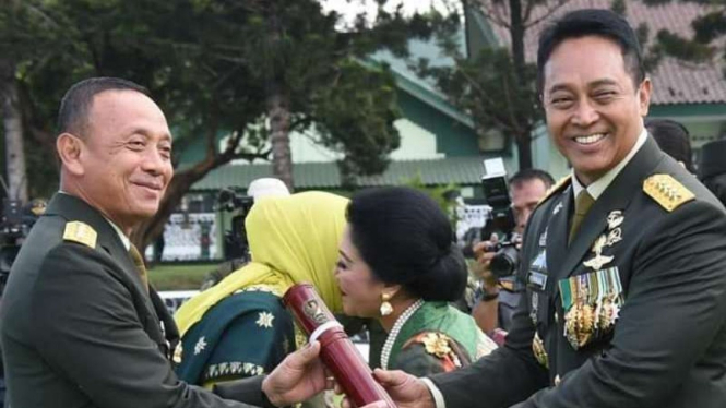 VIVA Militer: Jenderal TNI (Purn.) Mulyono dan Jenderal TNI Andika Perkasa