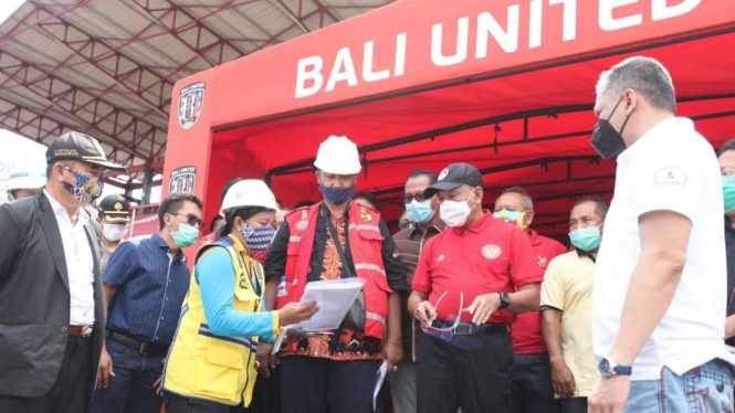 Menpora Zainudin Amali tinjau Stadion Piala Dunia U-20 di Bali