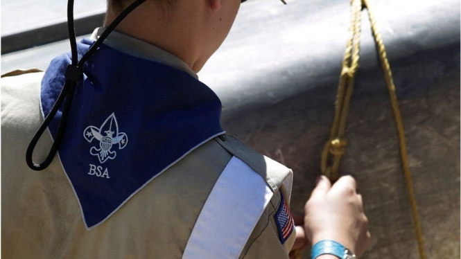 Organisasi kepanduan untuk anak laki-laki Boy Scouts of America (BSA) memiliki lebih dari dua juga anggota.-Getty Images

